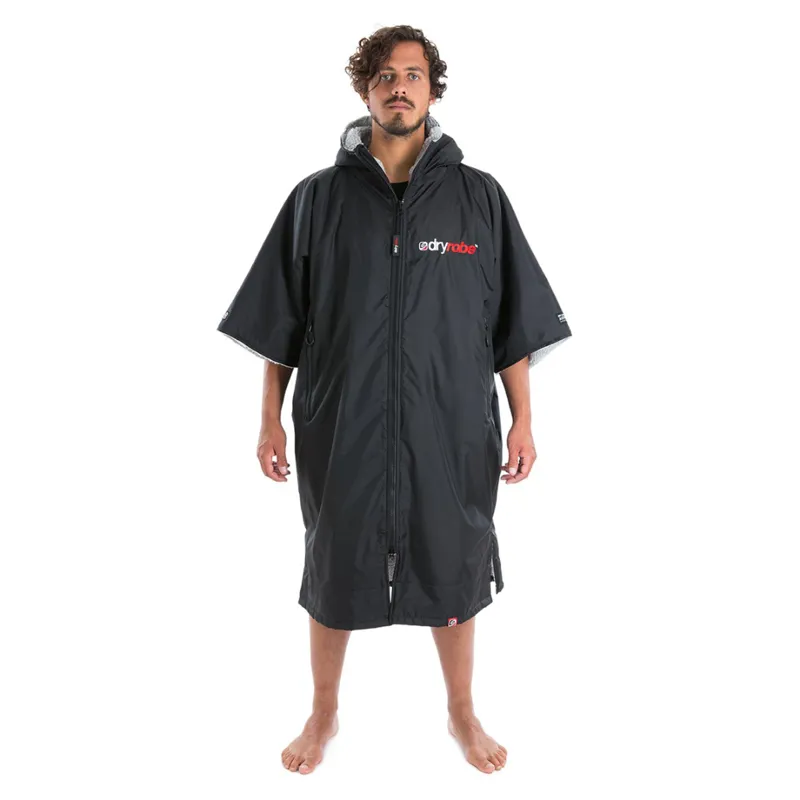 Dryrobe Advance S/S Outdoor Changing Robe in Black / Grey